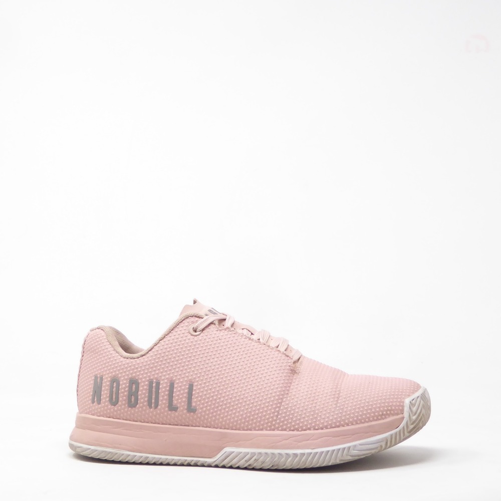 NOBULL Women Rose Outwork Edge Pink SuperFabric Training Shoes 7.5